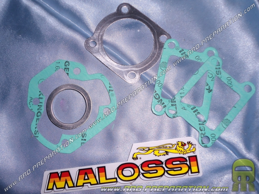 Pack joint pour kit / haut moteur 65cc Ø44.5mm MALOSSI fonte pour moto MBK ZX, YAMAHA RD, TY, DT, MX... 50cc