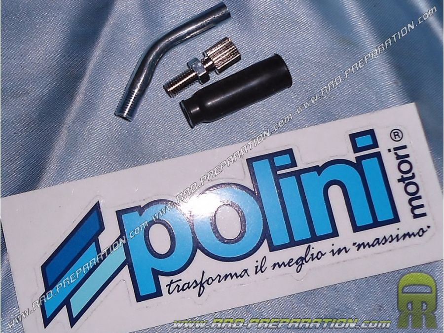 Kit de tube 40mm coudé 45° pour carburateur POLINI, DELLORTO,... 