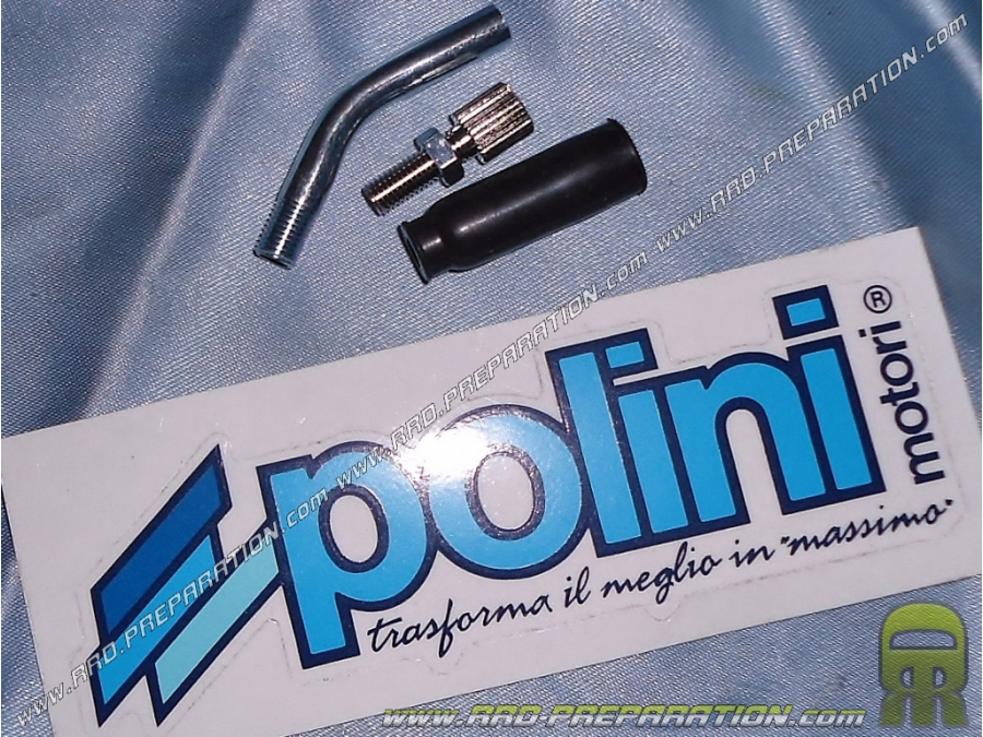 Kit tubo 40mm doblado 45° para carburador POLINI , DELLORTO ,...