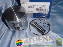 Piston mono segment ATHENA Ø57 pour kit ATHENA RACING sur HONDA MB 80, MT 80 et MTX 80 refroidissement par air