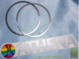 Set of 2 segments Ø43 X 1.5mm thick for ATHENA aluminum 65cc kit on PIAGGIO CIAO