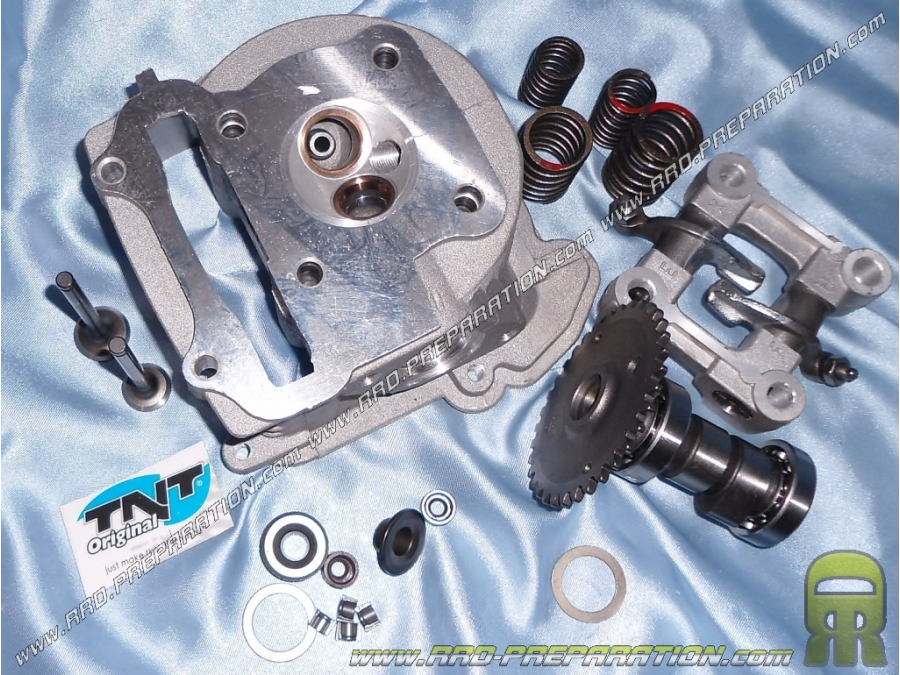 Complete 4-stroke TNT cylinder head for 4-stroke 50cc scooter GY6, KYMCO AGILITY, FILLY, PEUGEOT V CLIC...