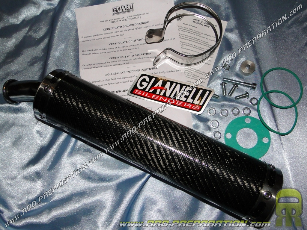 Silencieux Giannelli Cagiva Mito 125 1995-2004 carbone