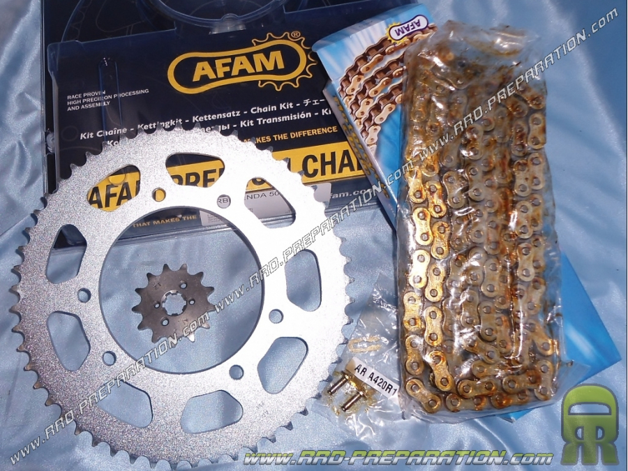 Kit de cadena AFAM 420 / 13X53 DERBI SENDA R X-RACE 2004 a 2005