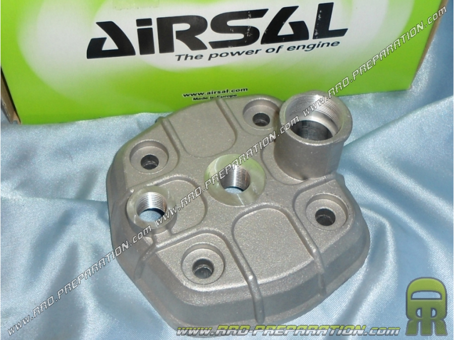 AIRSAL aluminum cylinder head for AIRSAL cast iron kit 50cc DERBI euro 1 and 2