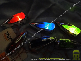 Pair of lamp to stick TNT blue, red or green Arrow chrome with the choices