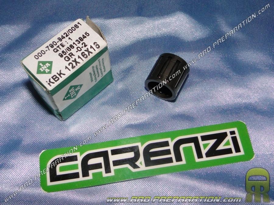 Jaula de agujas CARENZI Compétition Ø12X16X16mm Minarelli am6, 103, DERBI , PIAGGIO ...