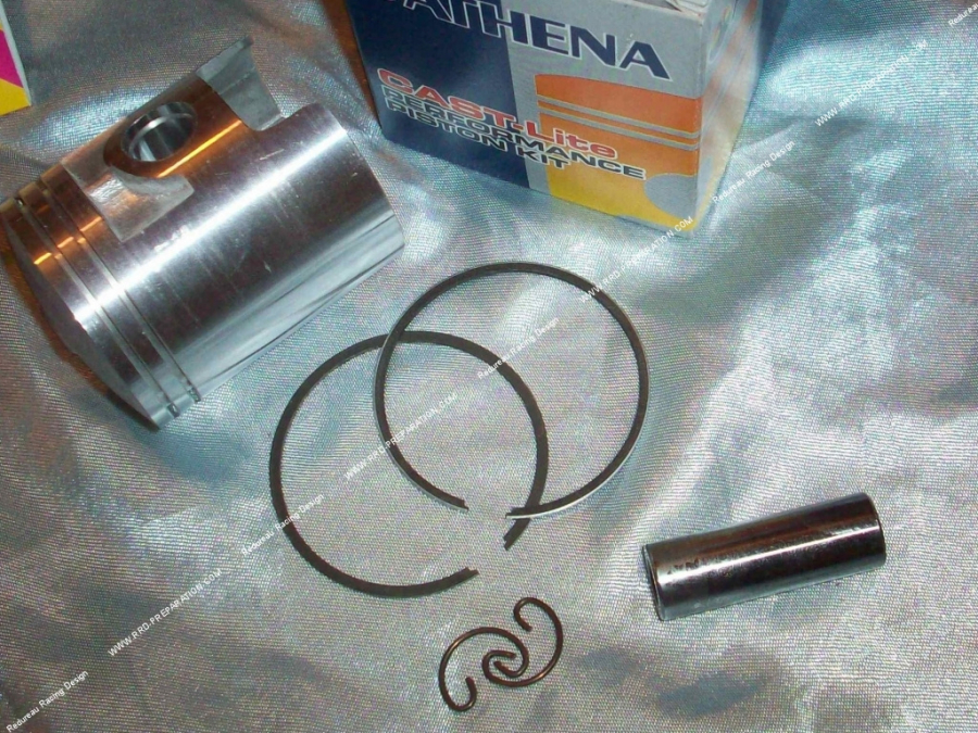 Pistón Ø43,5mm bisegmento ATHENA / EUROCILINDRO para kit 70cc aluminio minarelli RV3, RV4, RV5, RV6, RV