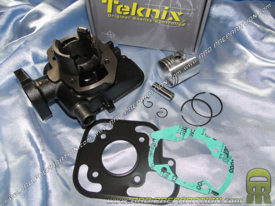 Cylinder / piston without cylinder head 50cc Ø40mm Cast iron TEKNIX for Peugeot Ludix blaster, SPEEDFIGHT 3 & Jet force 50cc