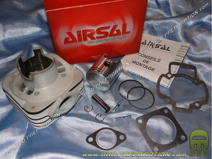 Kit 70cc Ø47,6mm AIRSAL luxates aluminium divide into two without cylinder head for PIAGGIO air