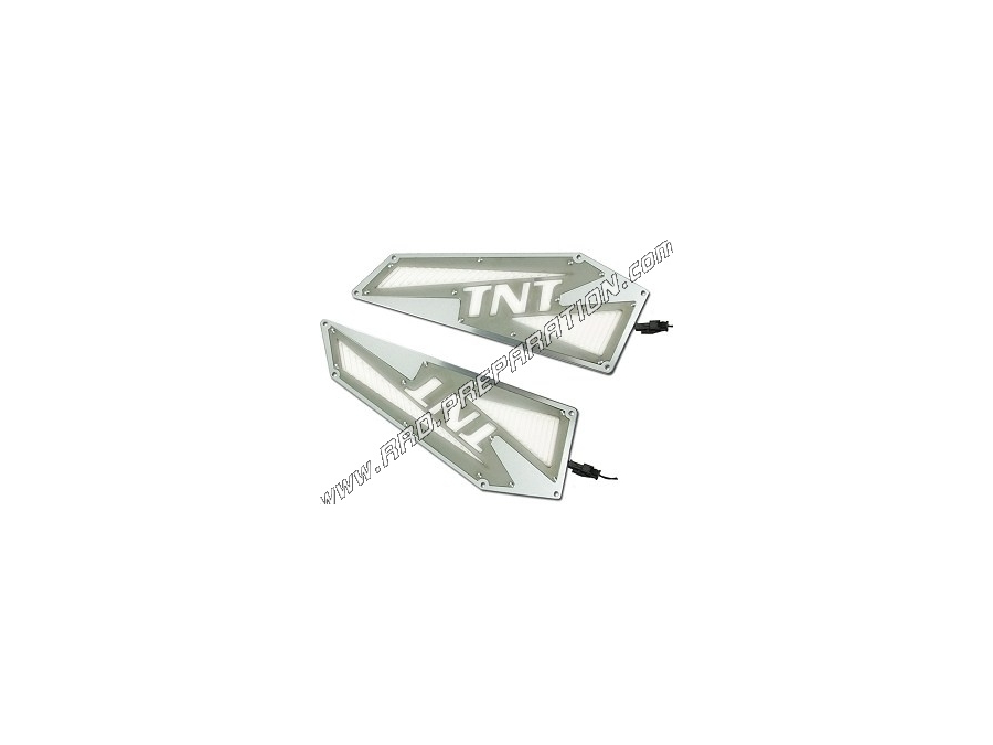 Set of 2 puts back feet has leds TNT Tuning STEP LIGHT colors with the choices