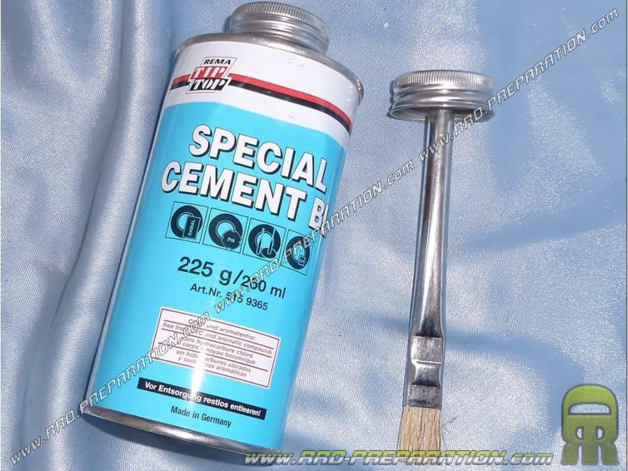 Glue, vulcanization cement for wicks, patches... Tire repair TIP TOP 225G