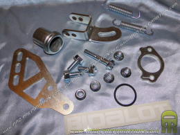 Kit de fixation complet pour pot d'échappement BIDALOT SMR sur  DERBI DRD, SM, ENDURO, GILERA RCR…