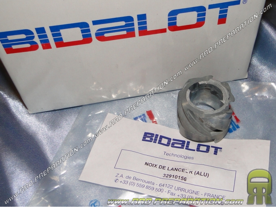 Nut of launcher BIDALOT out of aluminium machined for Pocket Bike