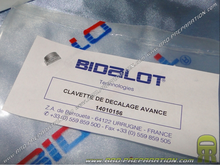 Clavette de décalage BIDALOT pour avance au rotor sur Pocket Bike