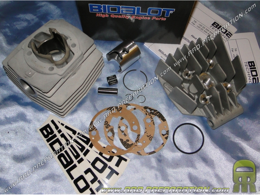 Kit 50cc aluminio aire BIDALOT Racing tipo G1 Open mbk 51 / motobecane av10