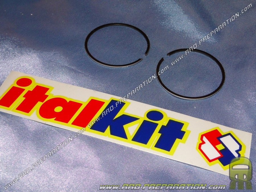 2 segments chromés Ø39.8X1mm pour haut moteur ITALKIT... sur DERBI euro 1, 2 & 3