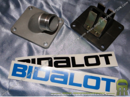 Kit valvulas con tubo de admision BIDALOT Racing para carcasas G1 / G2 en MBK 51 / motobecane av10