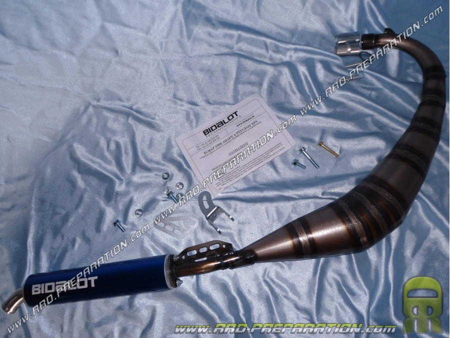 Exhaust BIDALOT SMR low passage for MBK X-LIMIT, YAMAHA DT, PEUGEOT XP6, XPS, MALAGUTI XTM, XSM ... 50cc