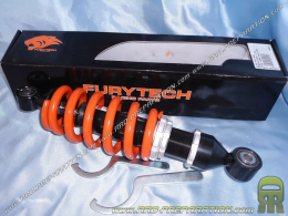 Hydraulic shock absorber with adjustable FURYTECH spring for mécaboite RIEJU Mrx