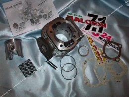 Kit 70cc Ø47mm (axis of 10mm) MALOSSI cast iron for original vertical minarelli cylinder head (booster, bws, ...)