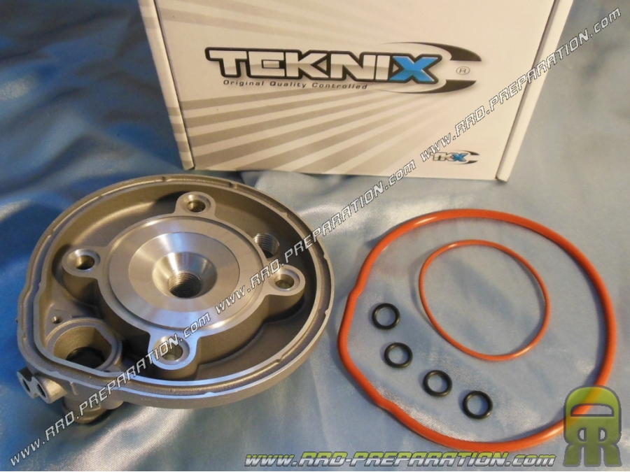 Cylinder head TEKNIX with O rings for kits 50cc and origin on minarelli am6