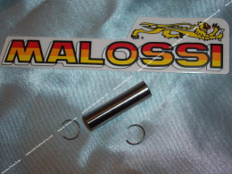 Eje Ø10mm X 0.5 X 38mm + Clips C para kits MALOSSI Ø46.5 a 47mm Minarelli scooter, piaggio ciao...