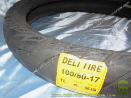 Pneu DELI TIRE 100/80 X 17" SB128 TL 52R SAMURAI pour moto, mécaboite