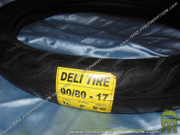 DELI TIRE neumático 90/80 X 17" SB101 TL 46P para moto, ciclomotor...