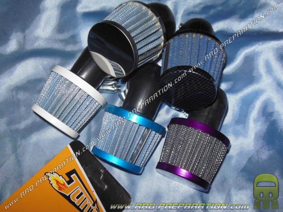 Air filter, horn TUN' R conical kN bent has 90° color with the choices