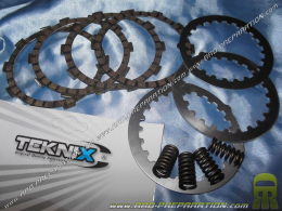 Clutch (discs, guides, springs) reinforced TEKNIX for minarelli am6