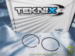 2 segments chromés Ø40X1,2mm pour haut moteur TEKNIX Fonte... sur DERBI euro 1, 2 & 3