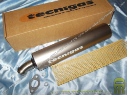 Silencer, cartridge for exhaust TECNIGAS E-BOX titanium