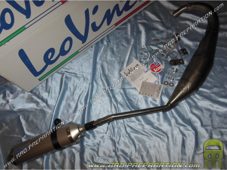 Muffler LEOVINCE X-FIGHT low passage for APRILIA RS4/GPR after 2011