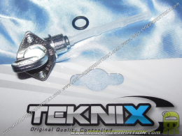 Grifo gasolina competición TEKNIX gran volumen Ø fijación 15mm para manguera Ø8mm