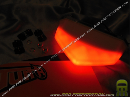 Rear light TUN' R white milk for DERBI Senda DRD, X-TREME, RS2, XR7, XP7, NK7…