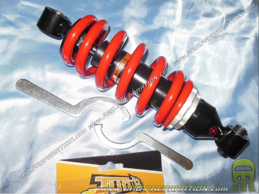 Hydraulic damper has spring TUN' R adjustable distance between centres 260mm for MBK X-POWER & YAMAHA TZR 50 2004