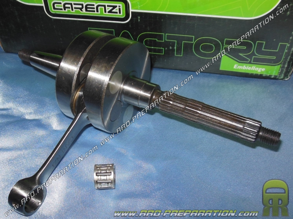 Crankshaft, connecting rod assembly CARENZI race origin scooter PIAGGIO