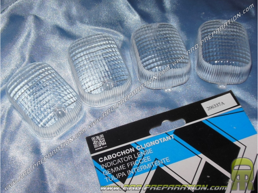 Lentes de señal de giro TNT Original transparentes para MBK STUNT & YAMAHA SLIDER scooter nuevo modelo