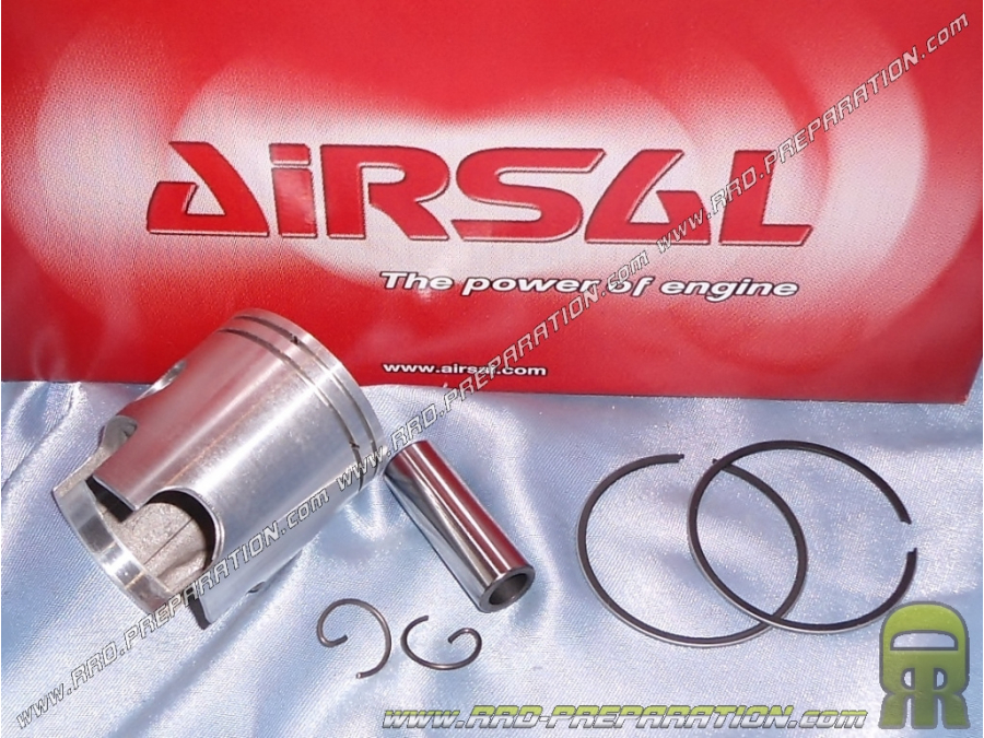 AIRSAL I Ø40mm bi-segment piston for horizontal PEUGEOT aluminum kit (ludix, speedfight 3, new vivacity,...)