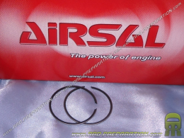 Jeu de 2 segments AIRSAL Ø40mmX1mm pour kit 50cc AIRSAL aluminium PEUGEOT horizontal air (ludix, speedfight 3, new vivacity,...)