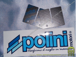 Set of 2 POLINI 0.30mm carbon slats for minarelli AM6 valves