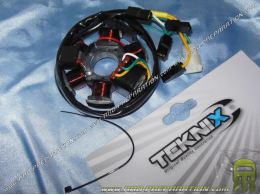 Stator + câbles TEKNIX 60W avec capteur pour allumage d'origine DUCATI MINARELLI AM6 et DERBI
