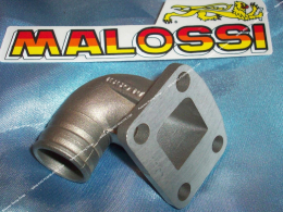 Pipe coudée MALOSSI Ø19 par 26mm montage souple pour MBK 51 / motobecane av10