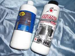 Liquides de refroidissement et produits (anti-fuite radiateur, additifs...) pour buggy et quad