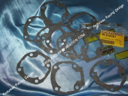 Base gasket and cylinder base shim for Peugeot 103