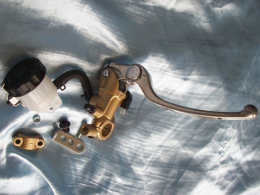 Master cylinder and brake levers for motorcycle, moped