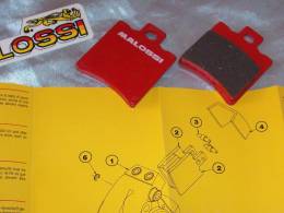 Brake pads for motorcycle 75, 80cc...