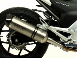 Exhaust silencer (without collector)... for motorcycle HONDA FMX 600, NX 600, XL 600 V TRANSALP...