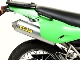 Exhaust silencer (without collector) ... for motorcycle KAWASAKI KLR 650, ...